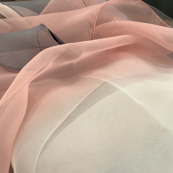 La via della seta scarf made in como Italy 100%chiffon - Picture 4 of 8